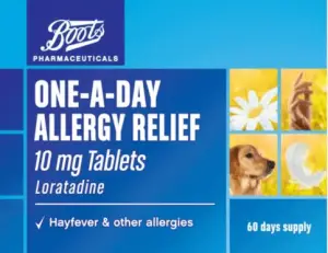 Boots hayfever tablets