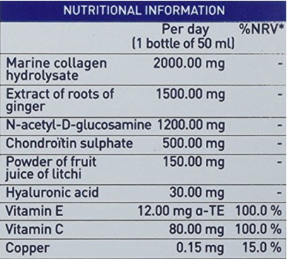 Lq liquid joint care ingredients