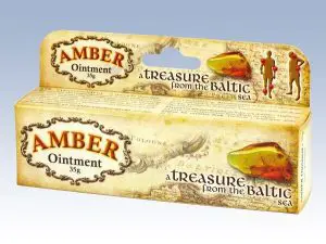 Baltic amber ointment